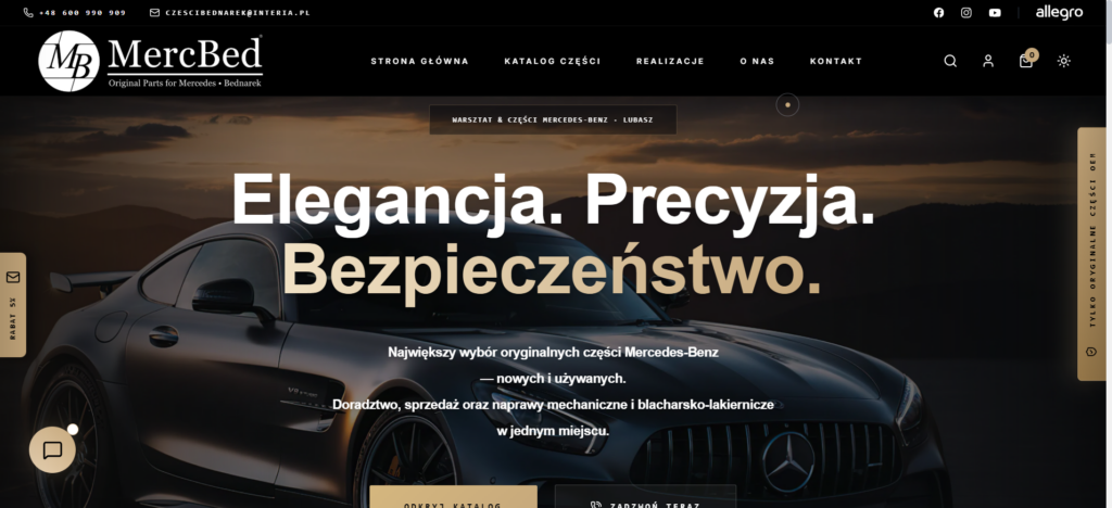 Grafika realizacji MercBed