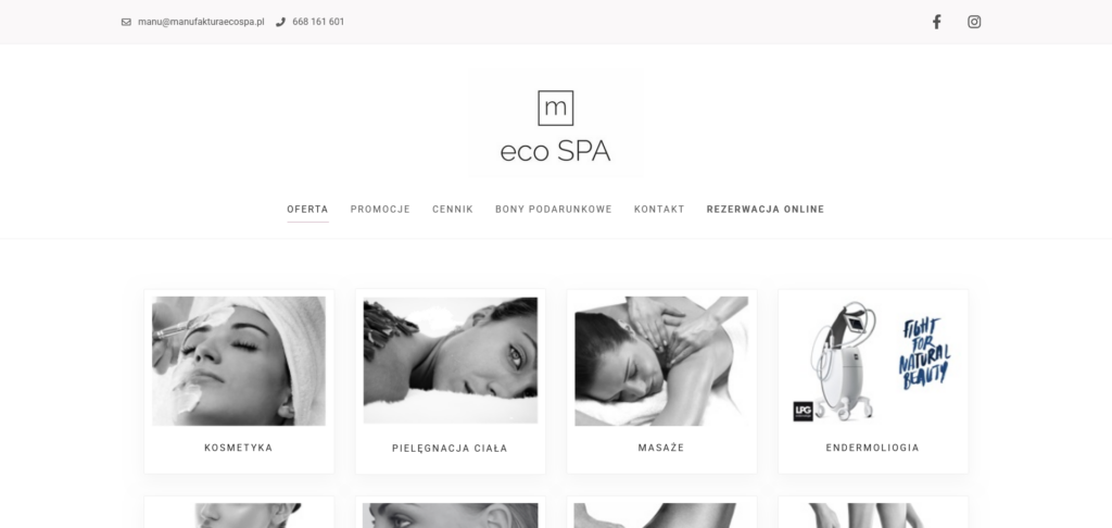 Grafika realizacji Manufaktura ecoSPA