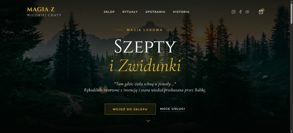 Grafika realizacji Magia z Wiejskiej Chaty